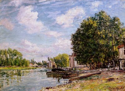 Moret-sur-Loing, 1885 by Alfred Sisley